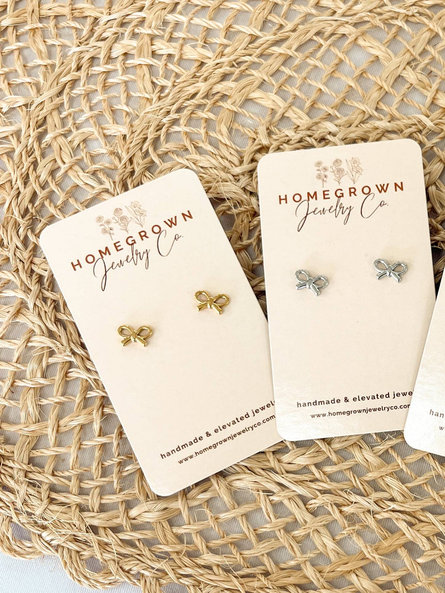 PREORDER Gold-Filled Bow Studs