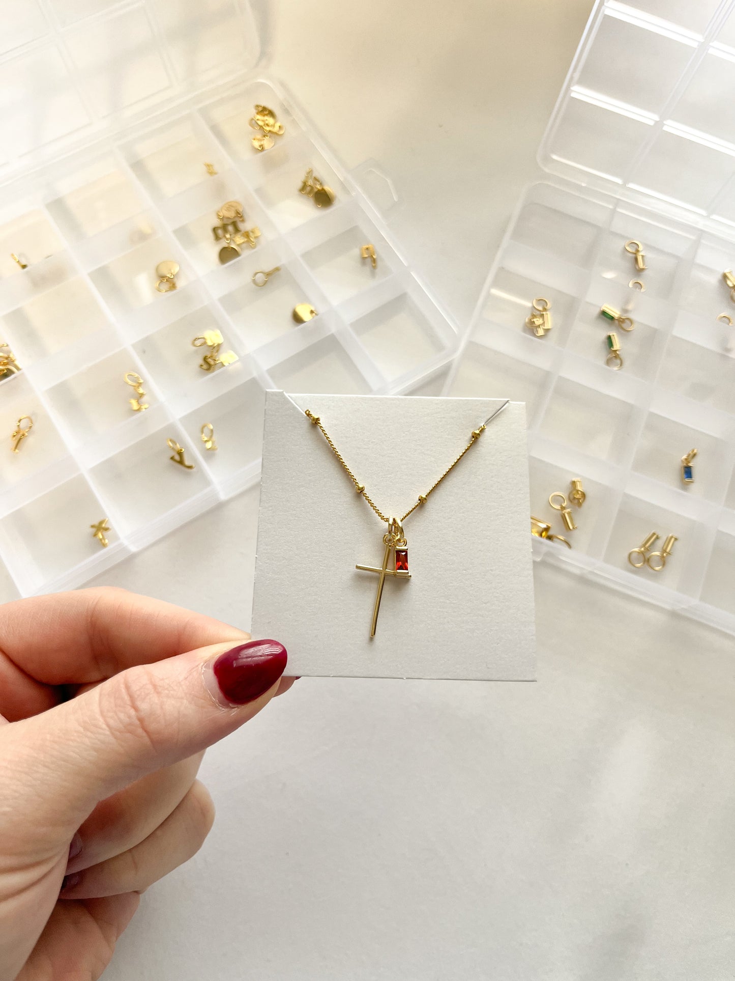 Cross Charm - Gold Filled