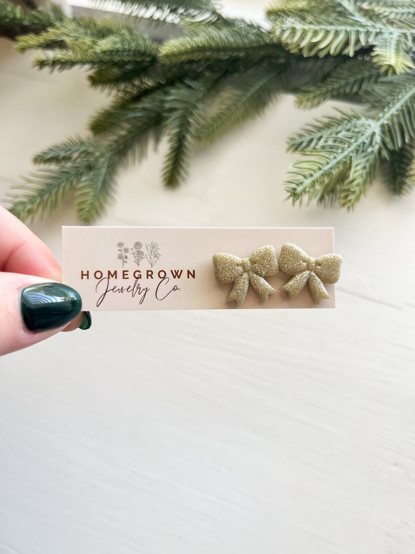 Fancy Bow Studs