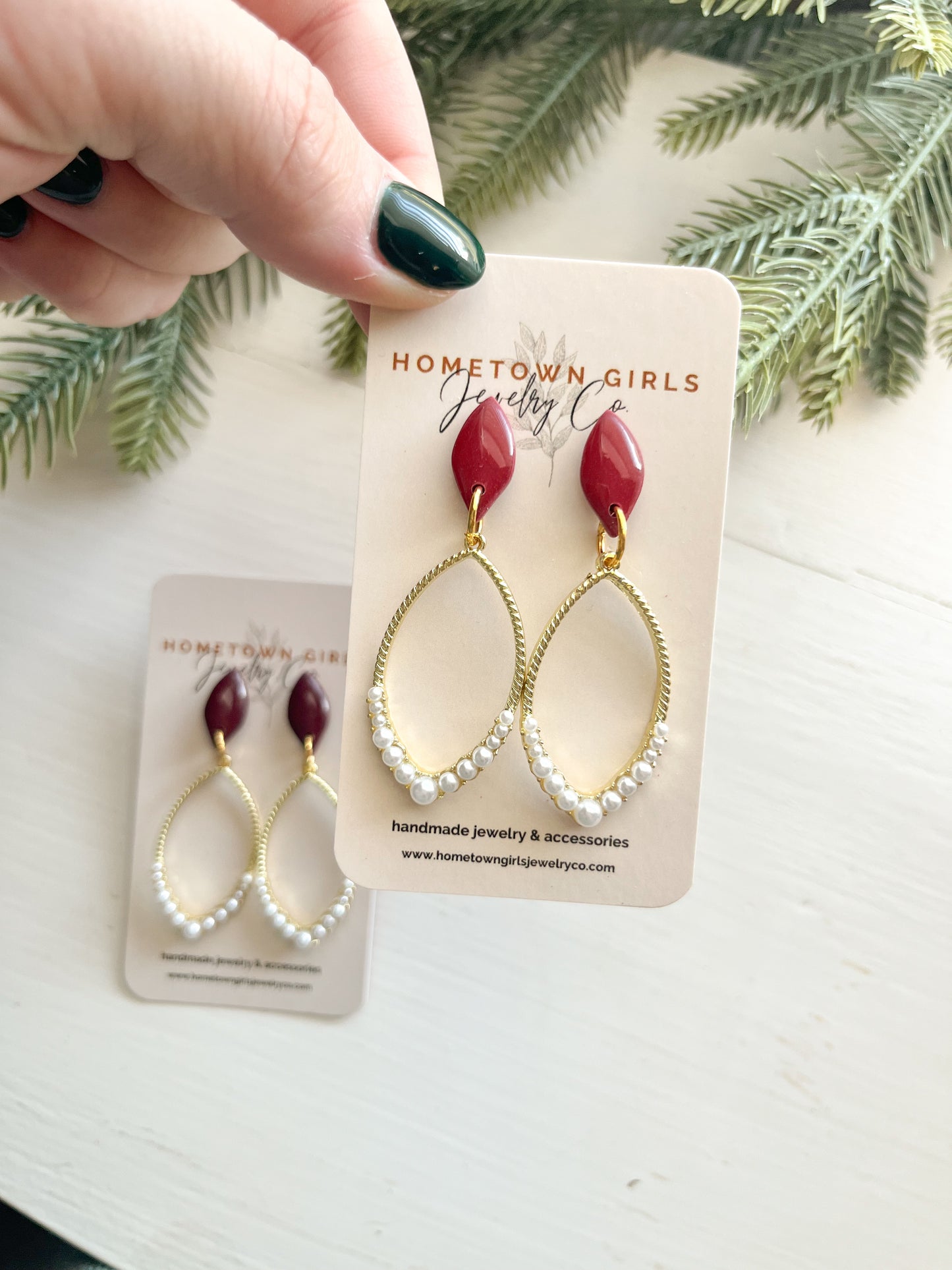 Detailed Pearl Drops