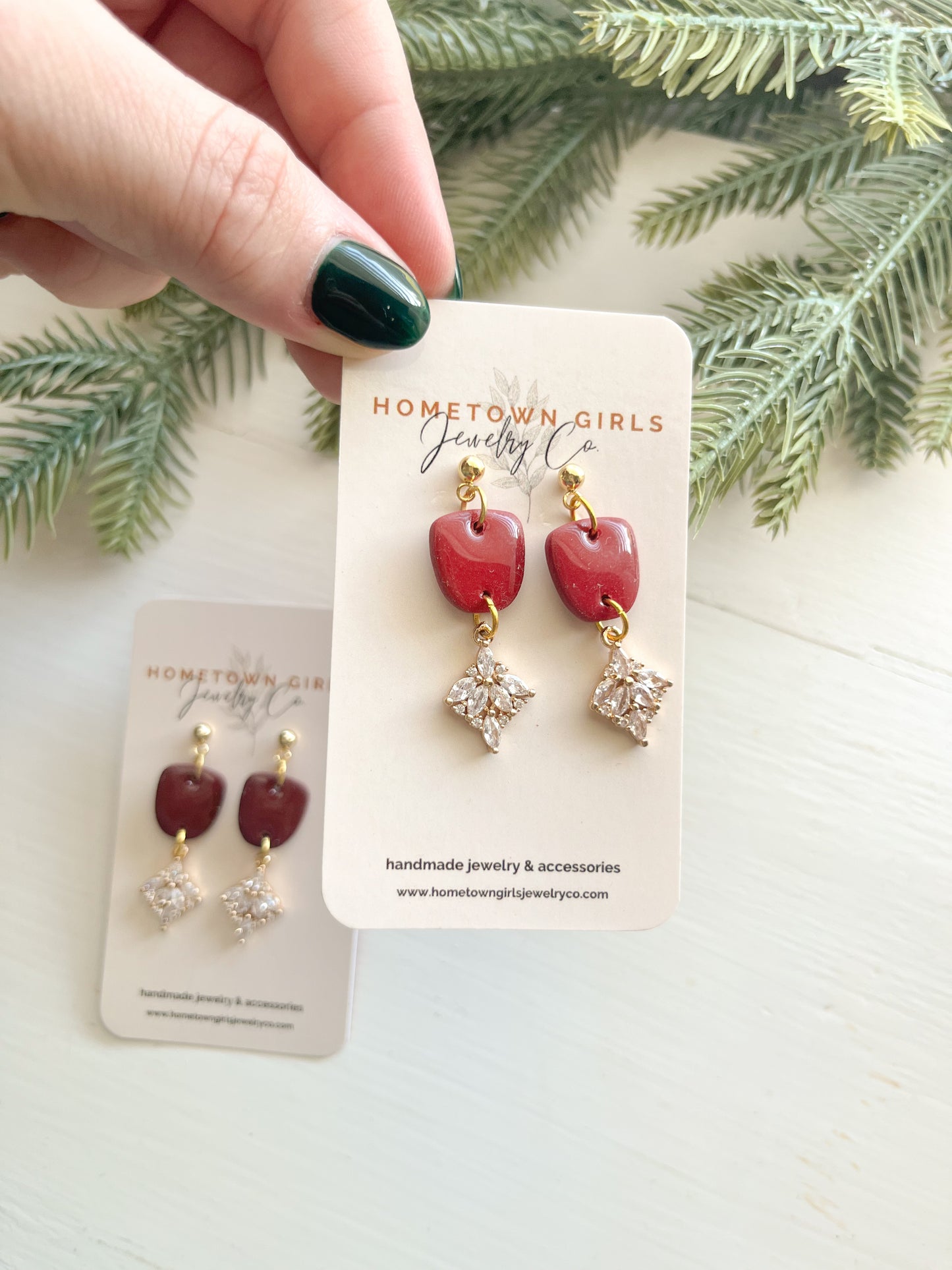 Maroon & Red Gem Drops