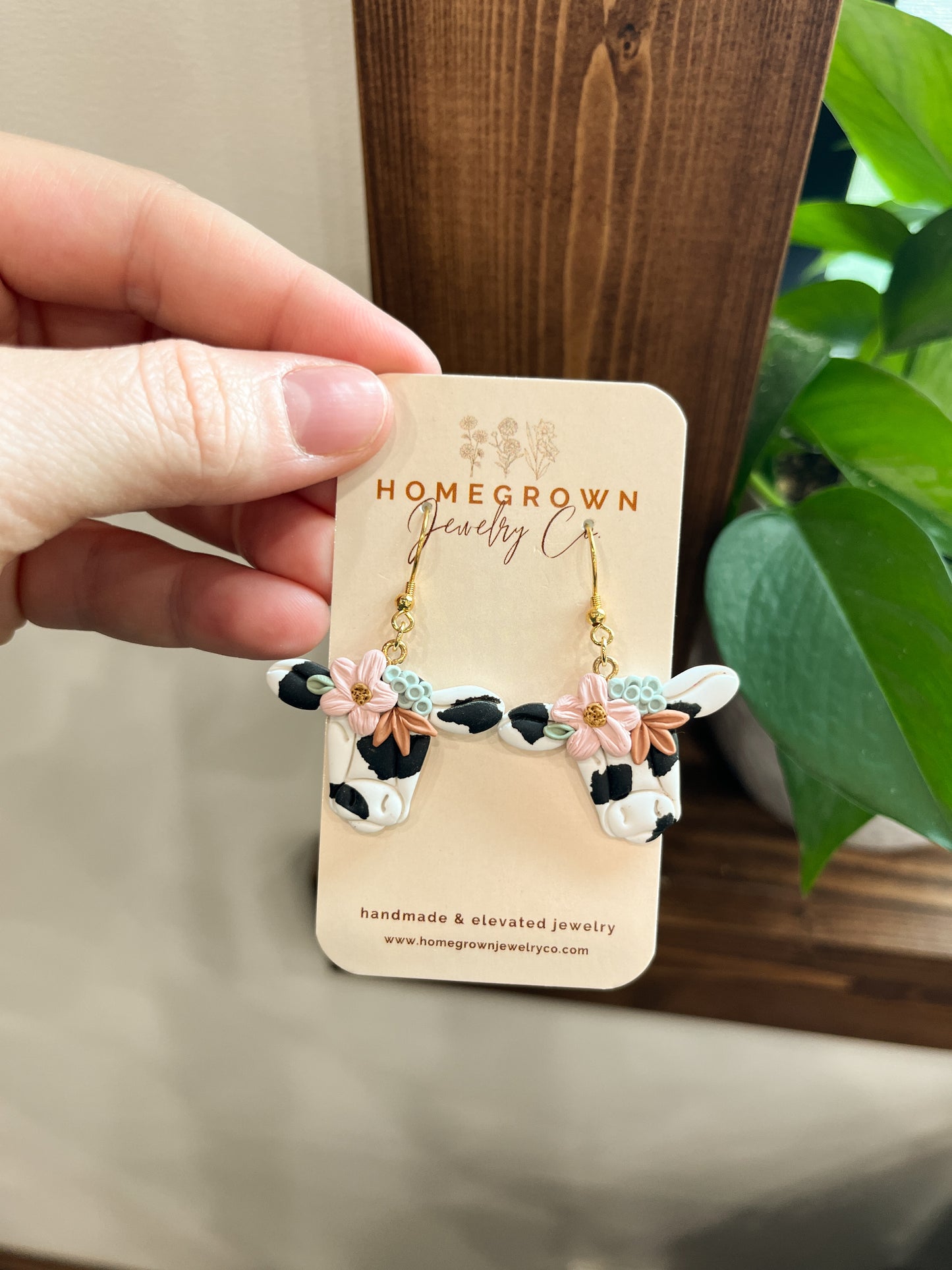 Floral Cow Drops