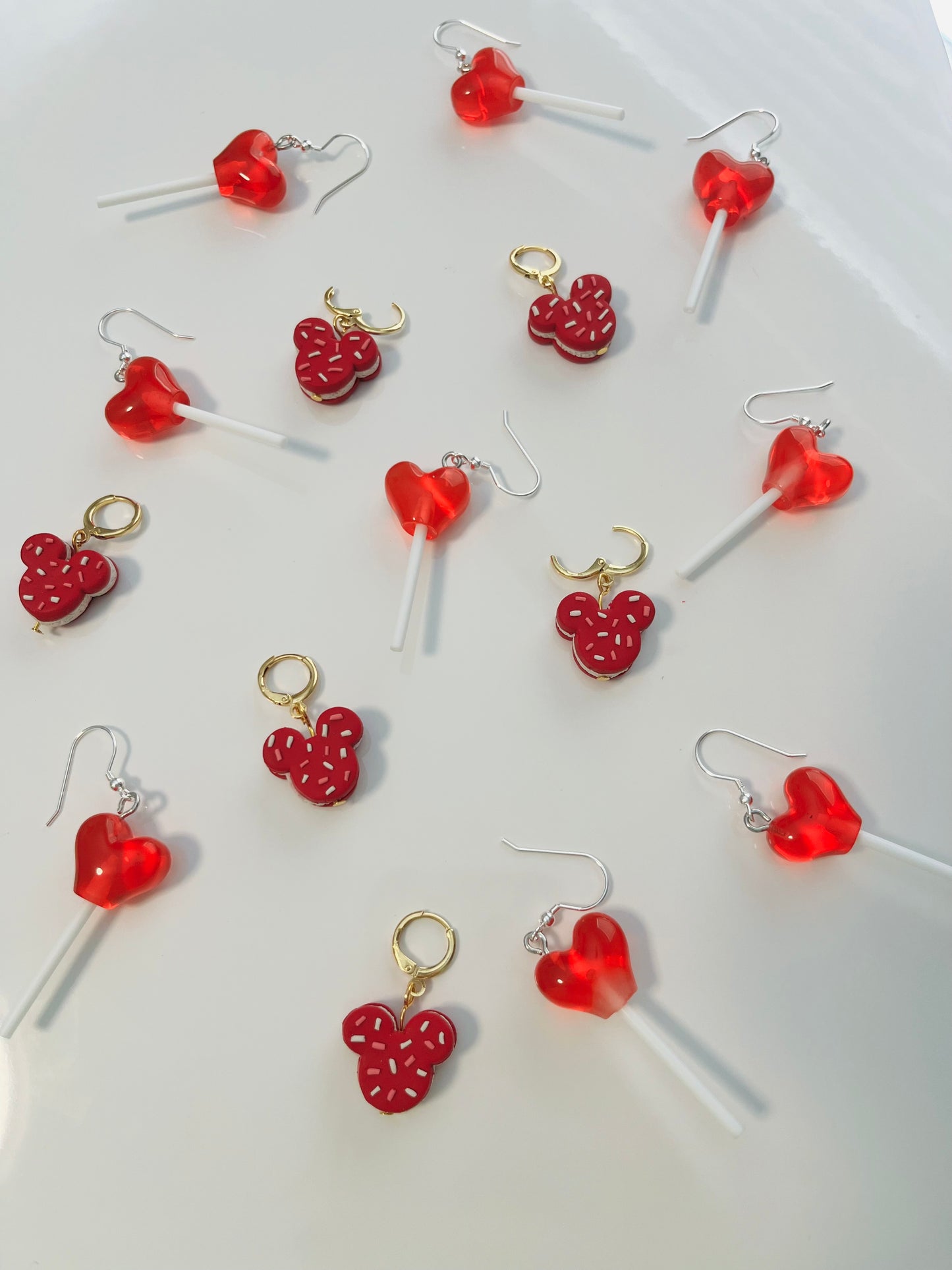 Valentine Mouse Cookie Sandwiches