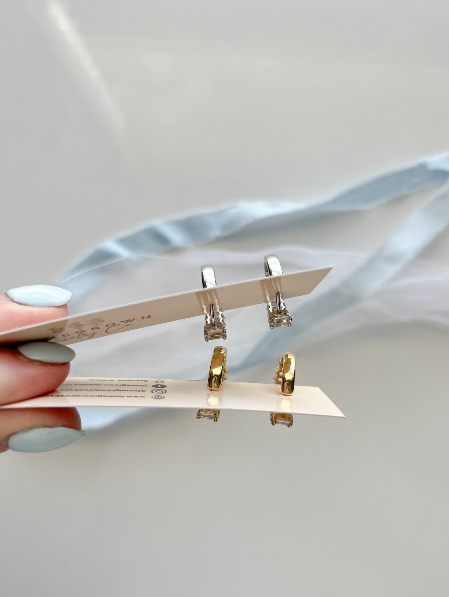 Mini CZ Hoops (Gold Filled)