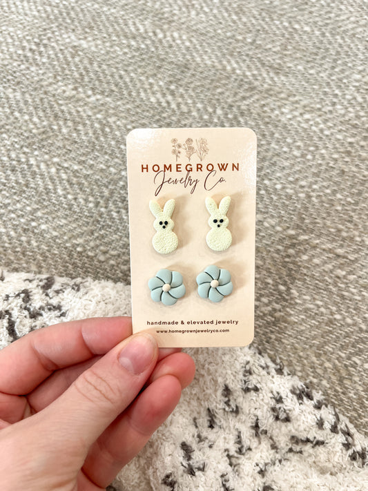 Peeps & Flower Studs