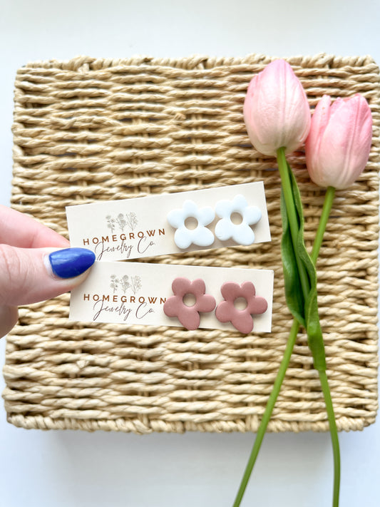 Simple Flower Studs