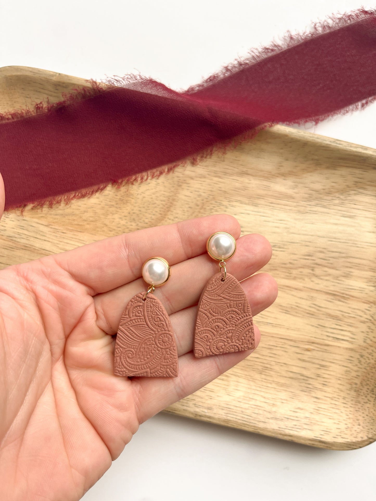 NEW Pearl Terracotta Drops