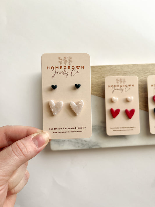 Heart Stud Packs