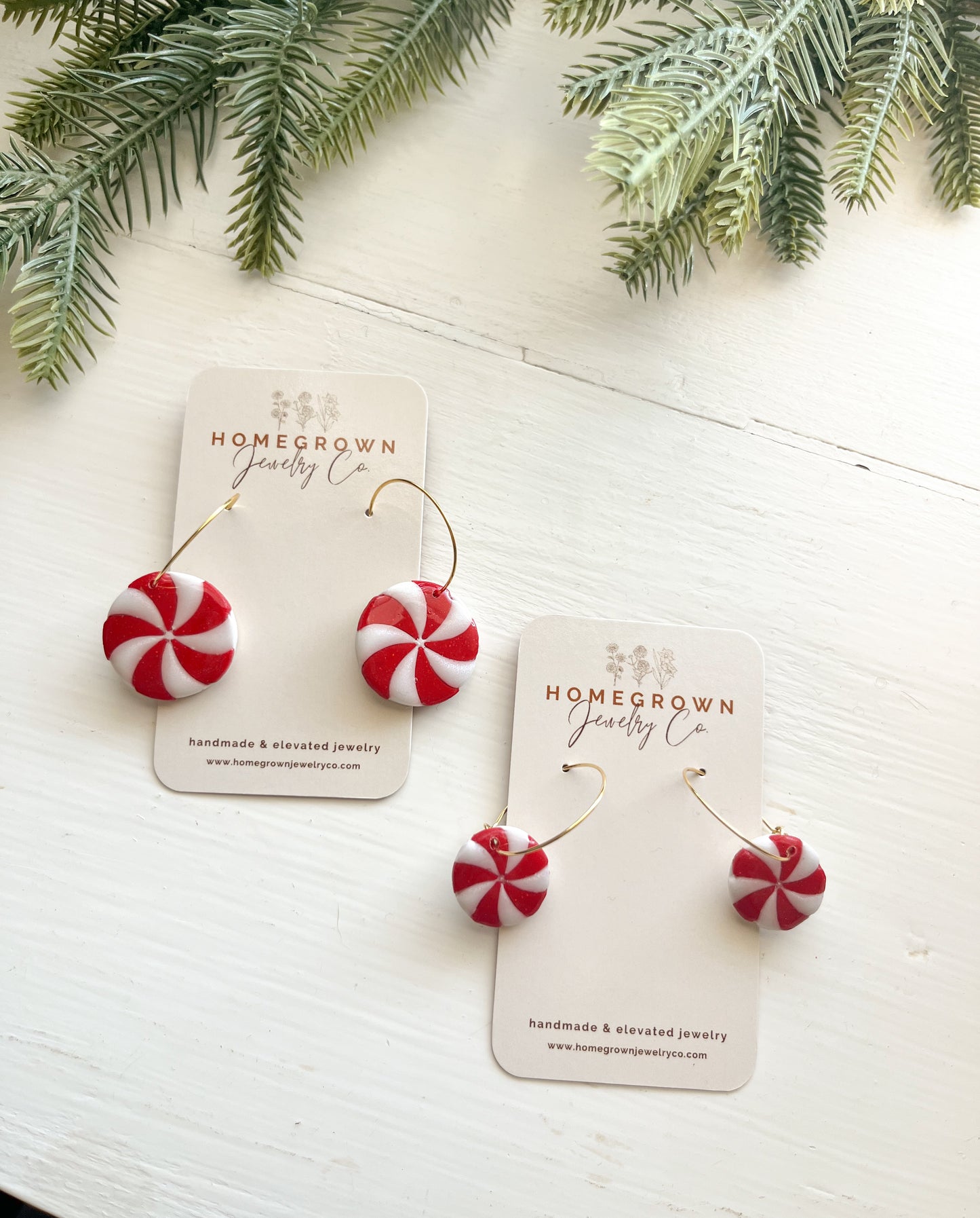 Peppermint Hoops