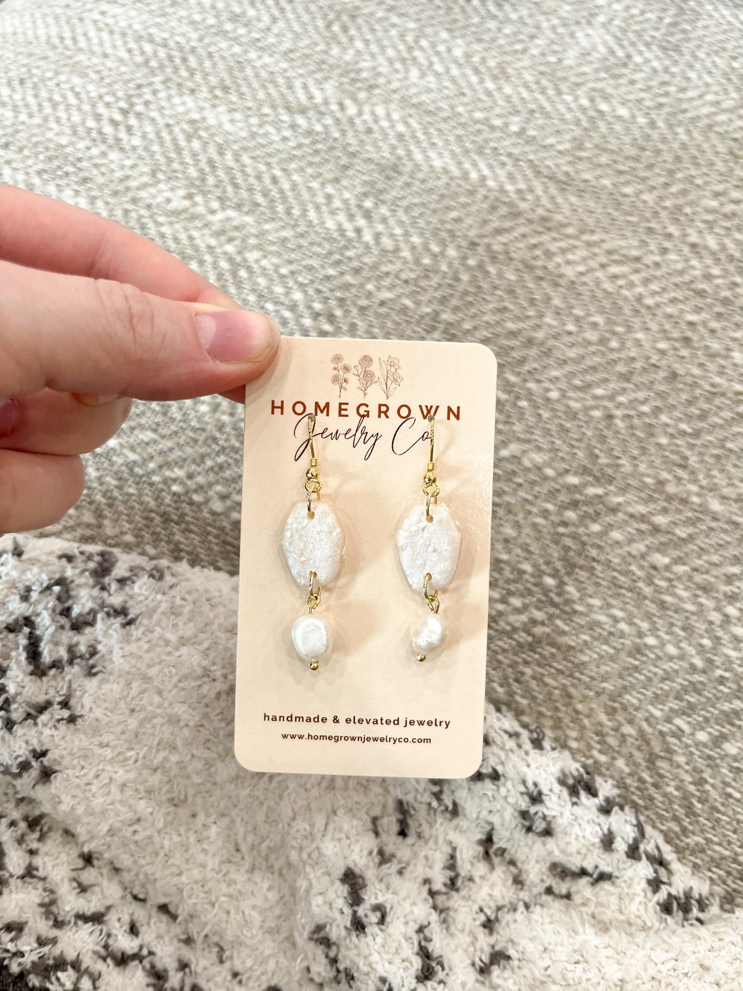 Opal & Pearl Abstract Drops