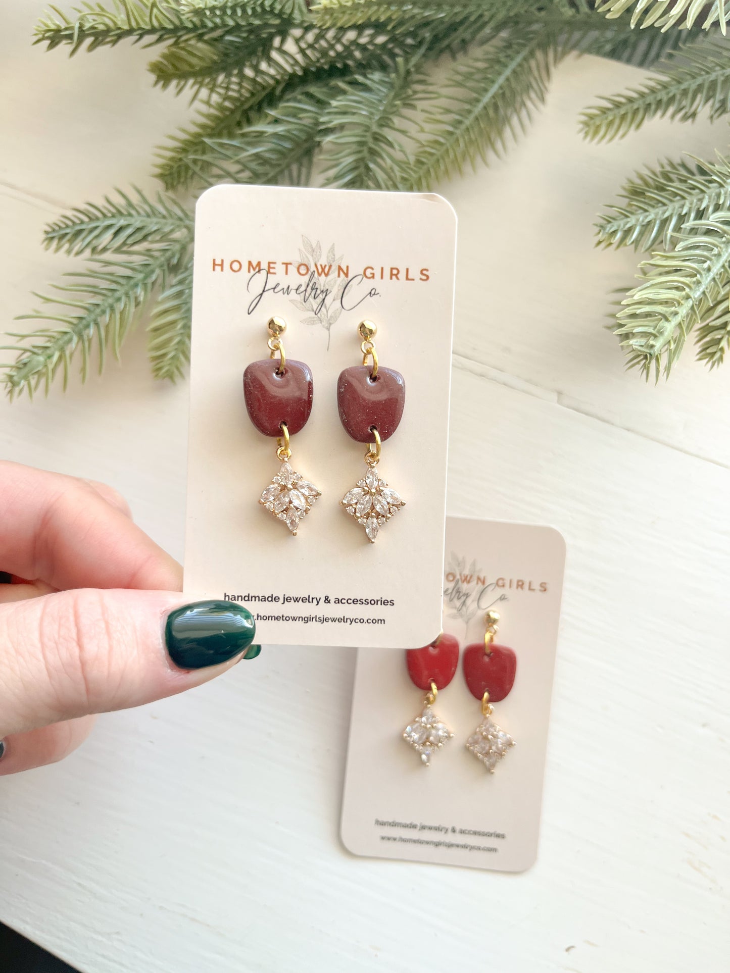 Maroon & Red Gem Drops