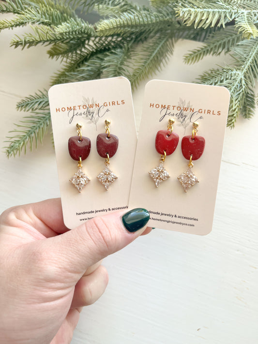 Maroon & Red Gem Drops