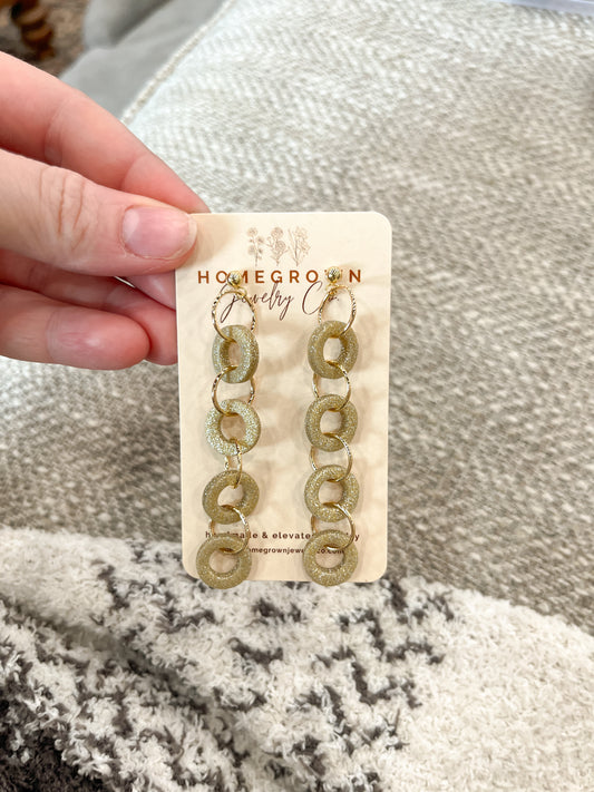 Golden Ring Dangles