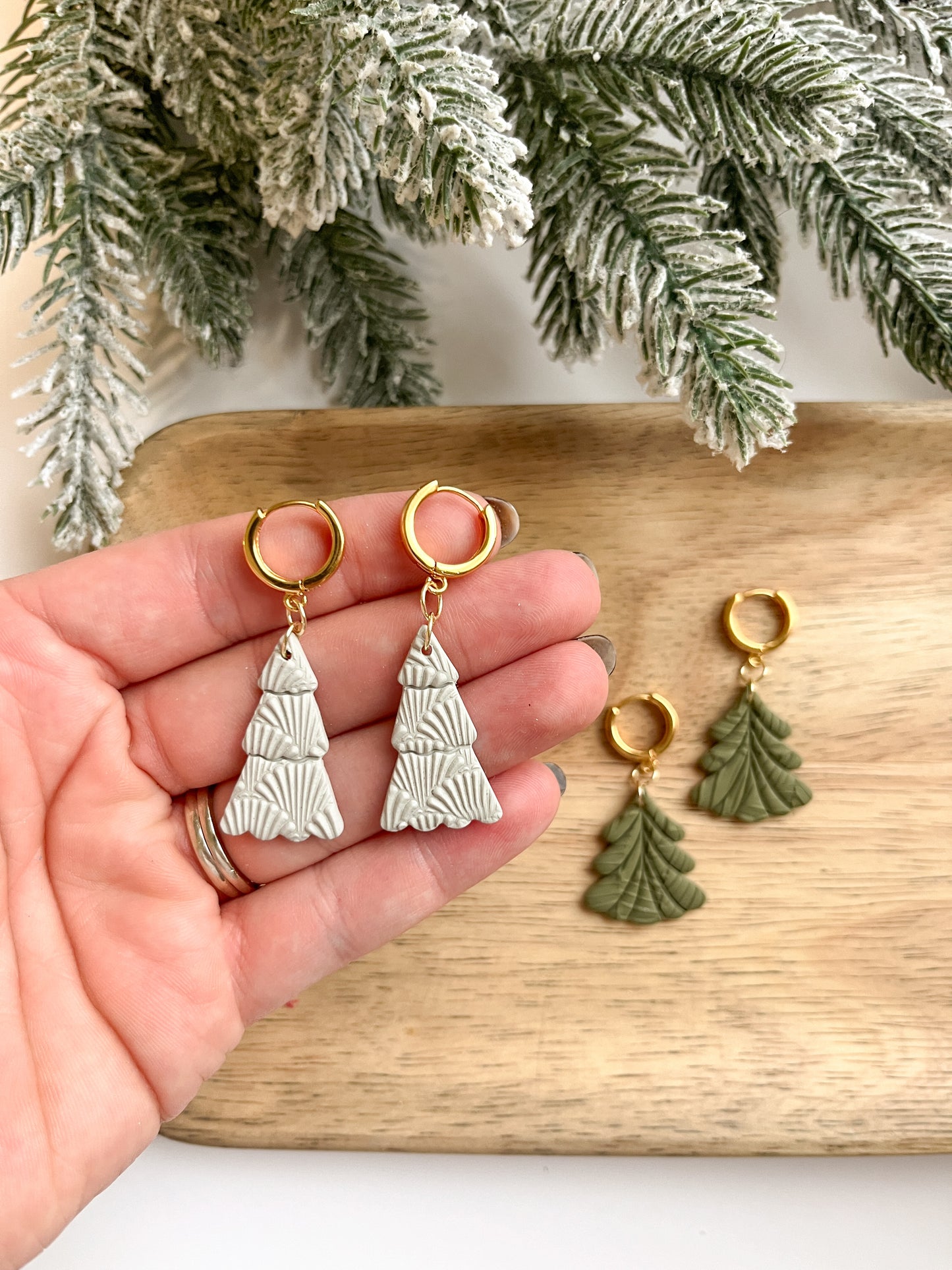 Tree Huggie Hoops