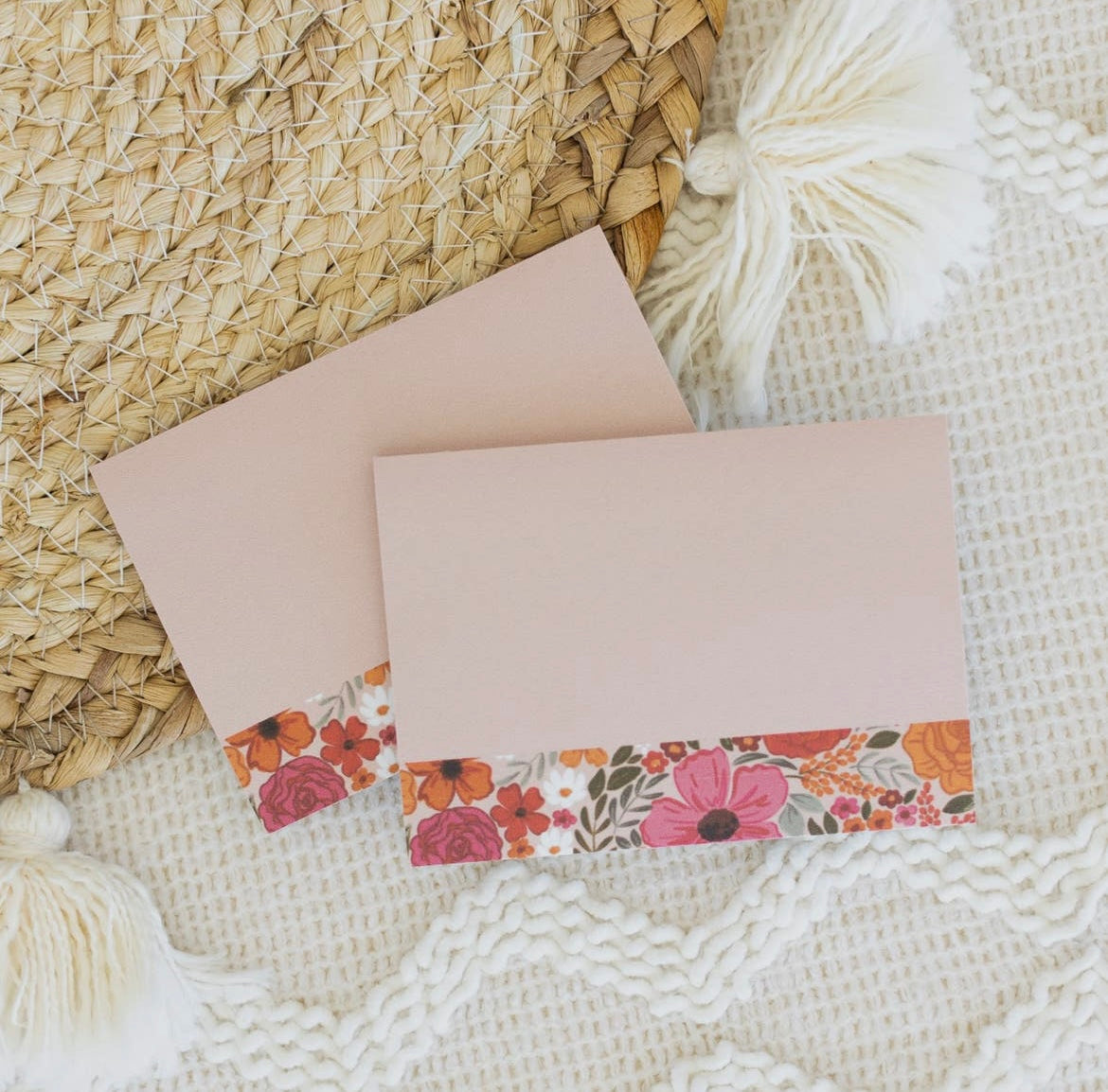 Rosewood Blooms Post-It Notes, 50 Sheets, 4x3in