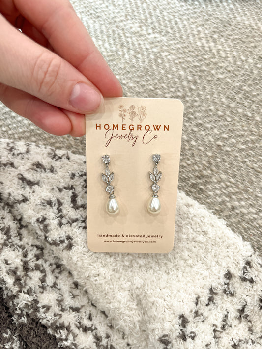 CZ & Pearl Drops