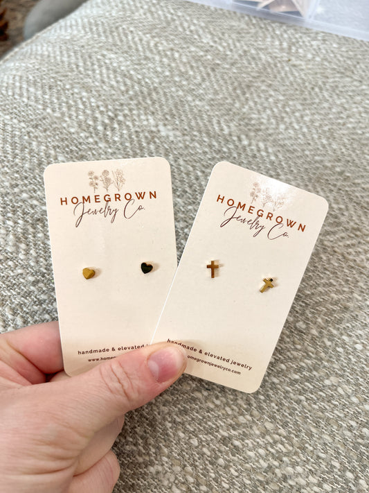 Gold-Filled Mini Studs