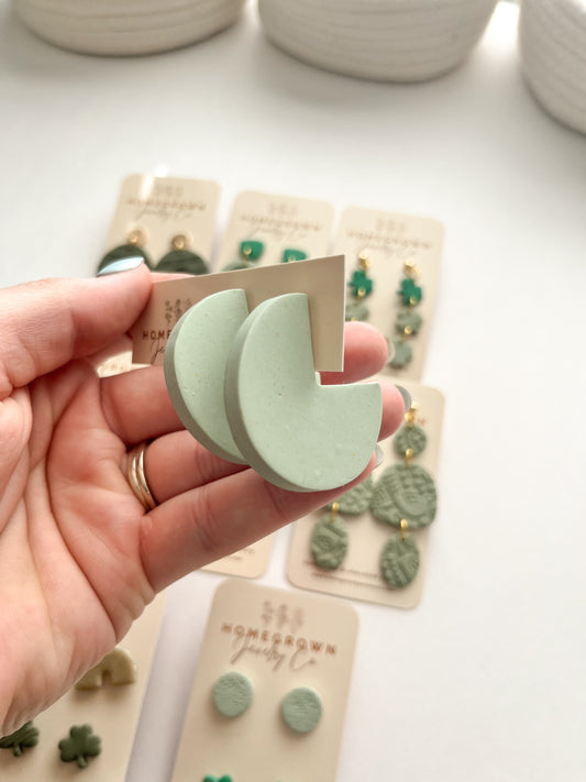 Mint Green Hoops