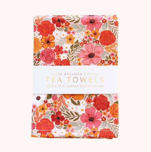 Rosewood Floral Tea Towels (Pack of 2)